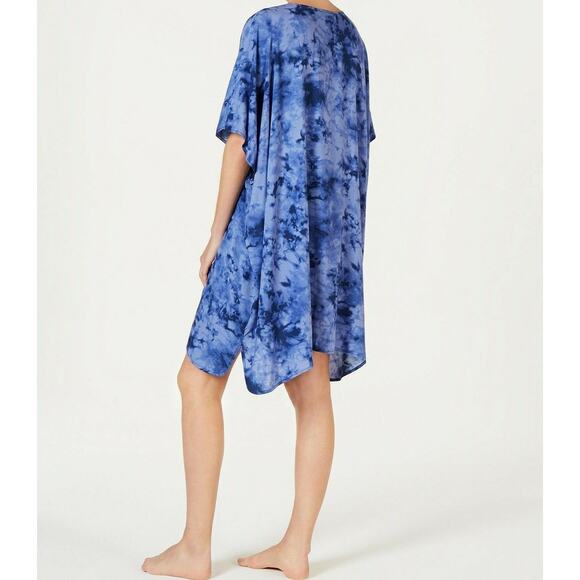 Jenni Intimates Light Weight Printed Short-Sleeve Wrap Tie Dye O/S - Picture 8 of 8